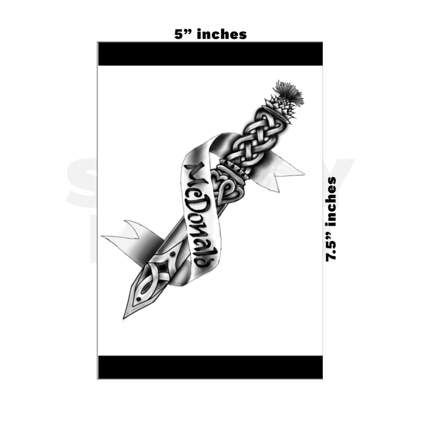 Custom Medium - 5in x 7.5in