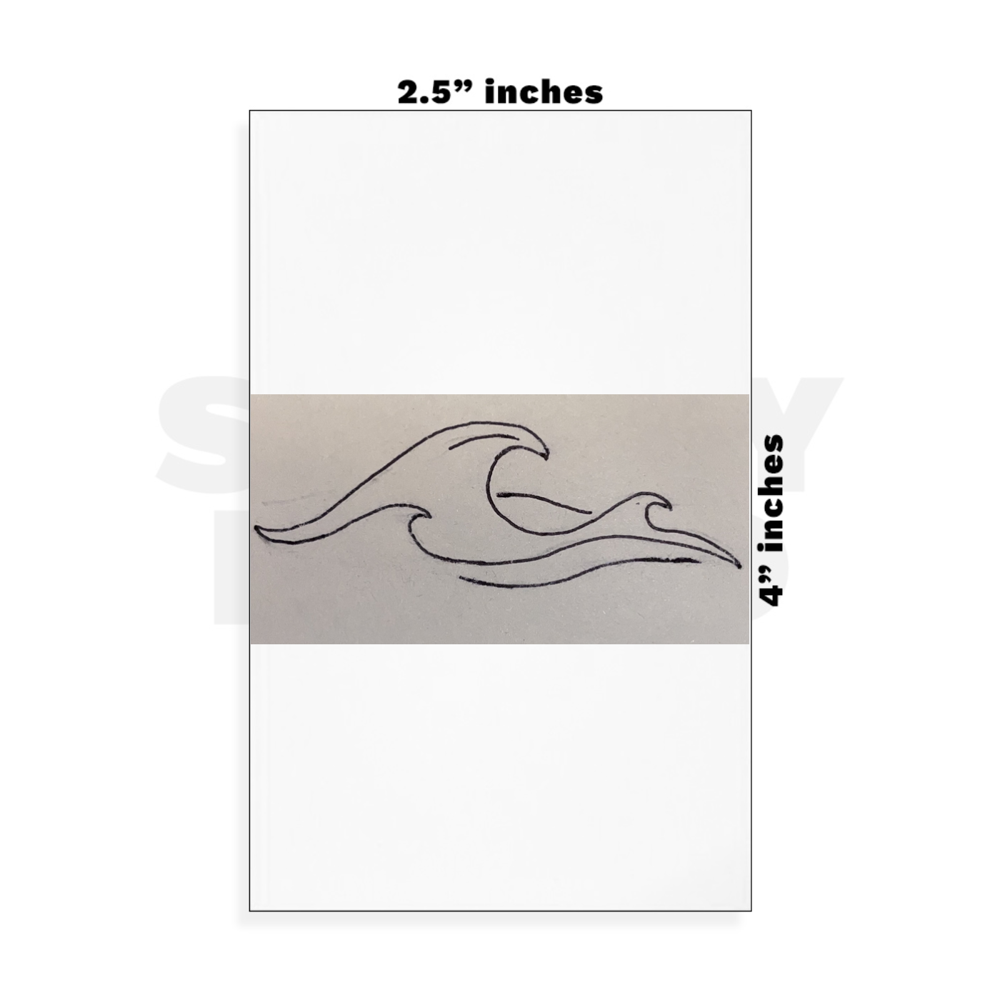 Custom Small - 2.5in x 4in