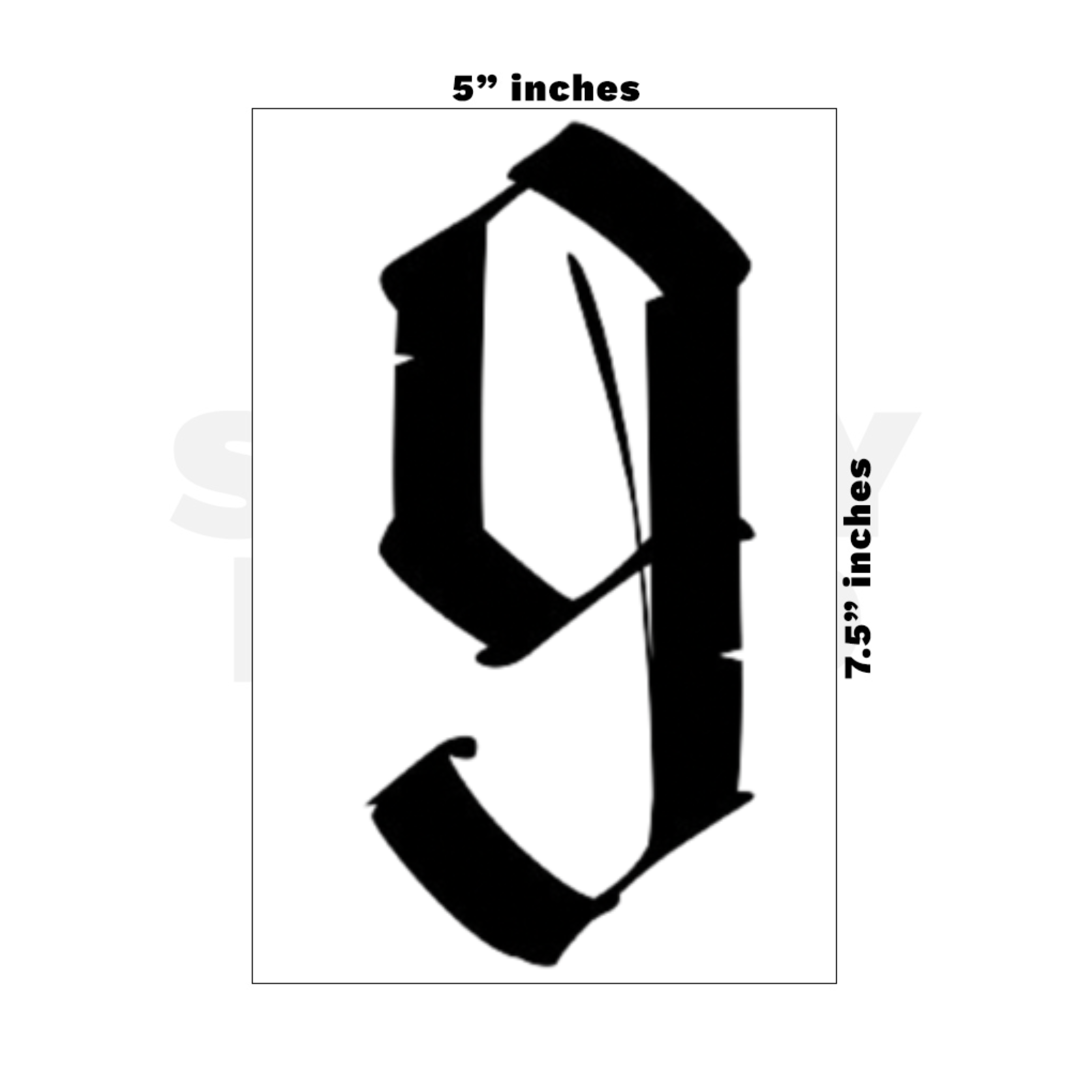 Custom Medium - 5in x 7.5in