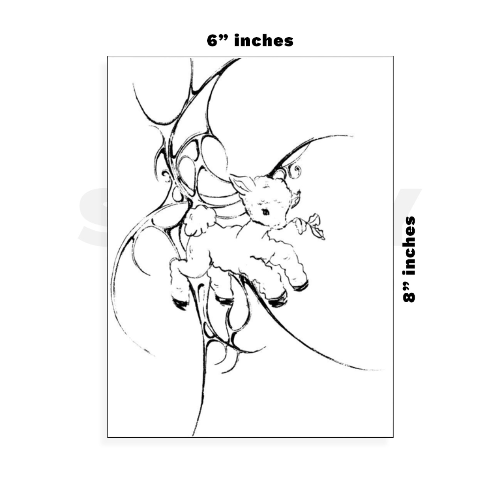 Custom Large - 6in x 8.5in