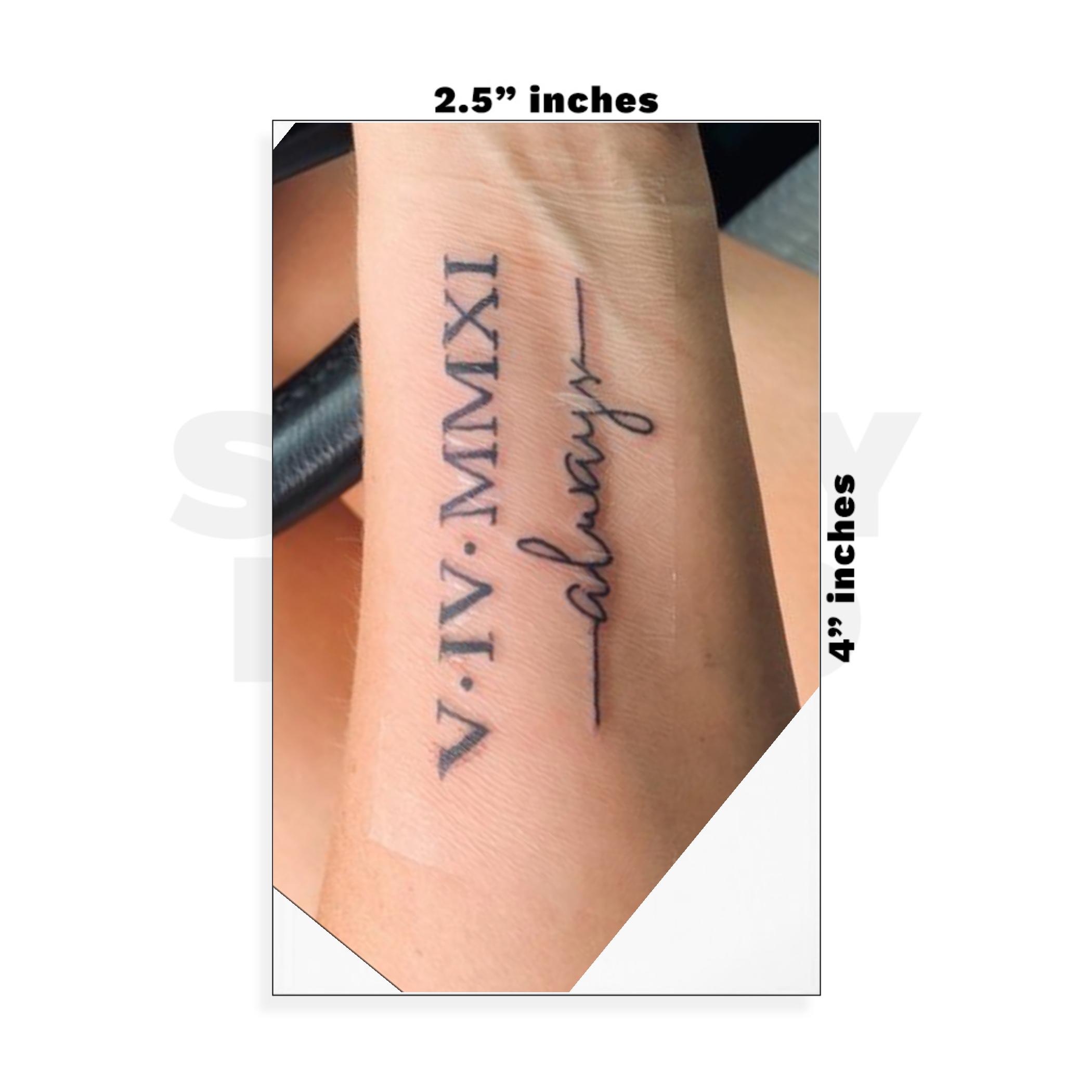 Custom Small - 2.5in x 4in