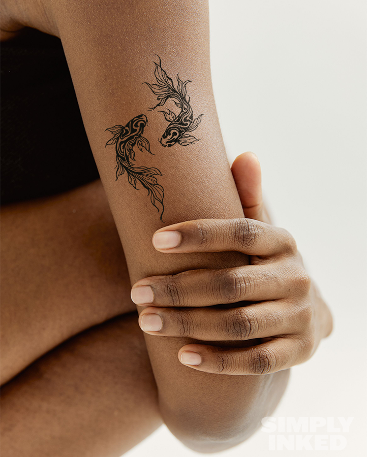 Koi Swirl Tattoo