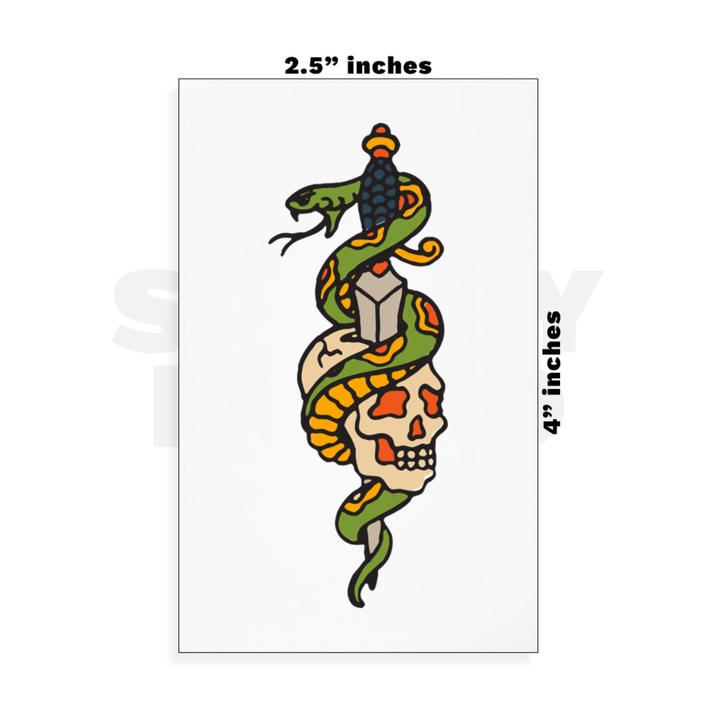 Snake Temporary Tattoos