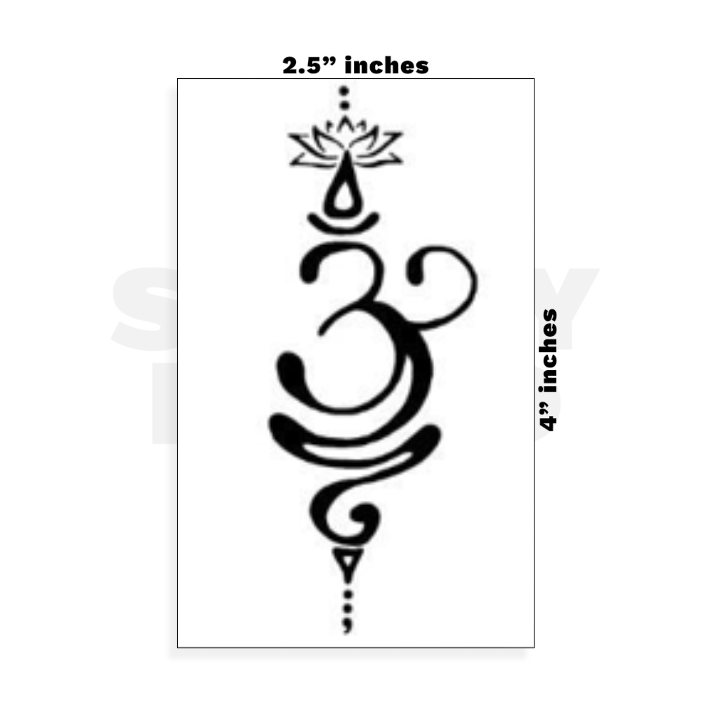 Custom Small - 2.5in x 4in