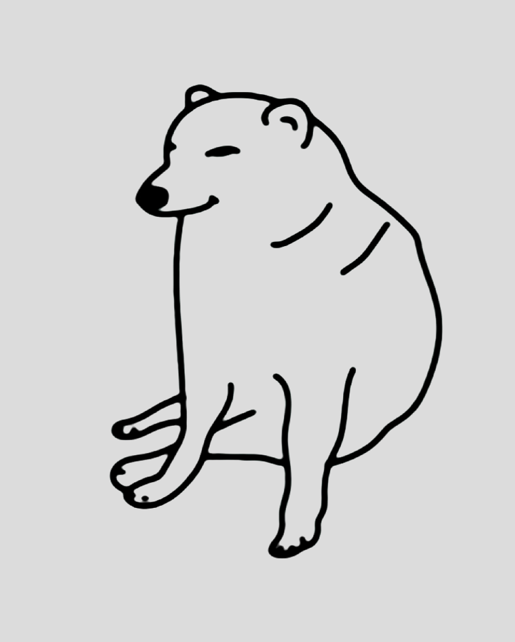 Doge Meme Tattoo - Semi Permanent