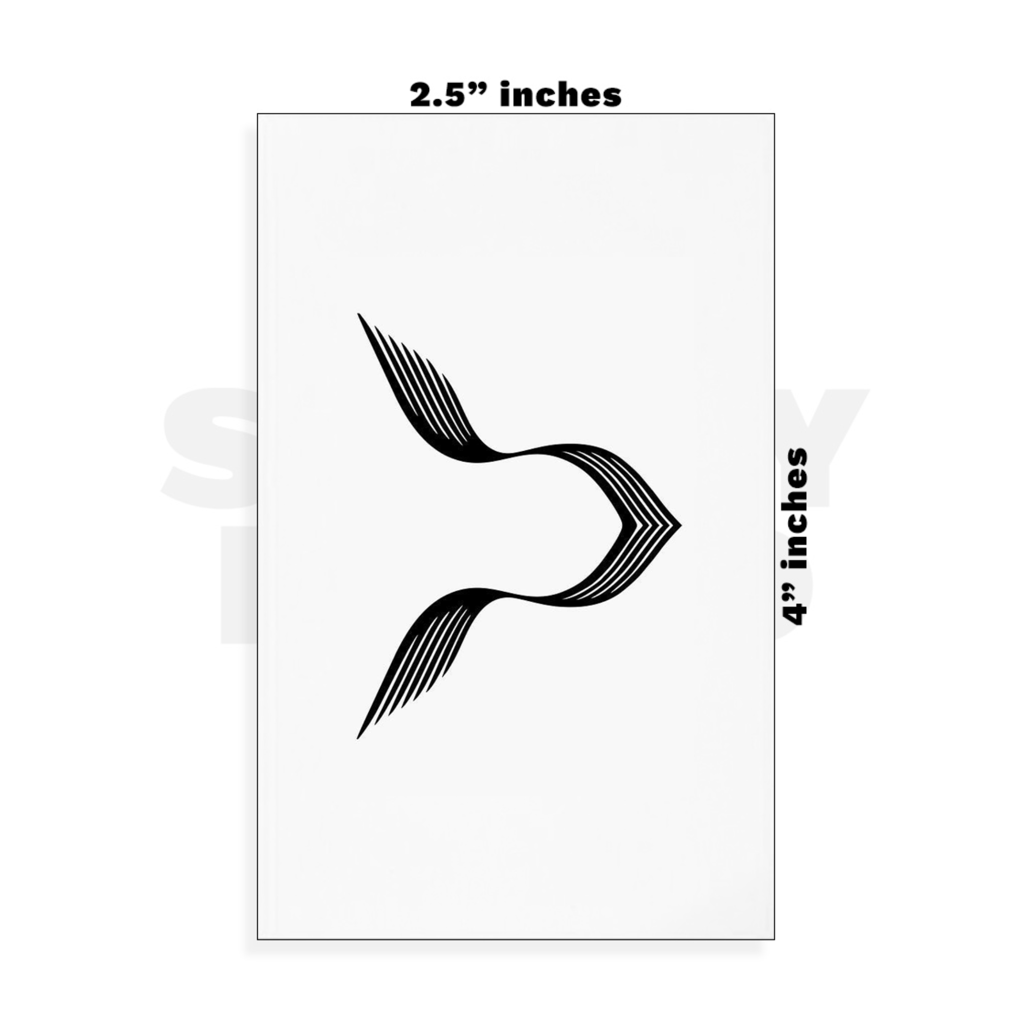 Custom Small - 2.5in x 4in