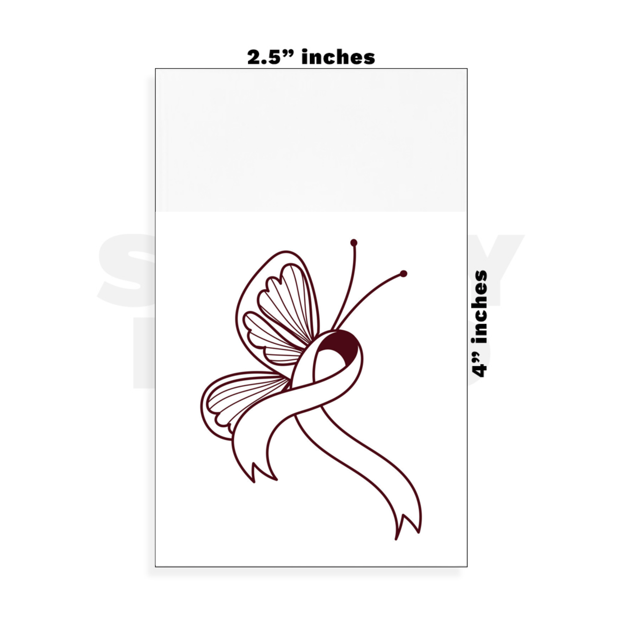 Custom Small - 2.5in x 4in