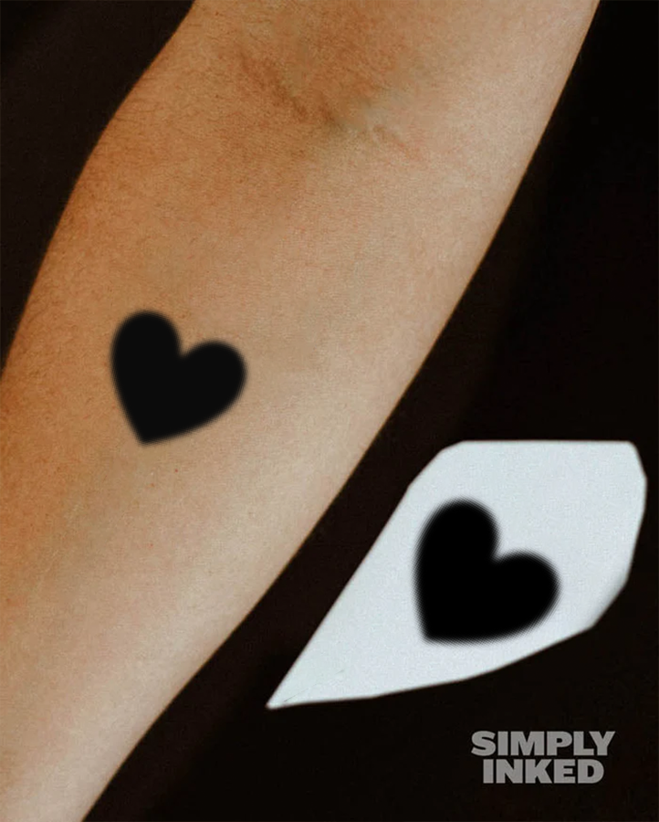Pixel Heart Tattoo