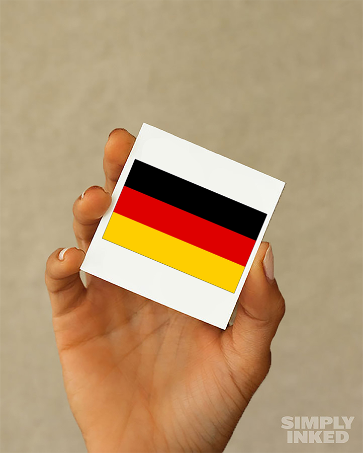 Germany Flag Tattoo