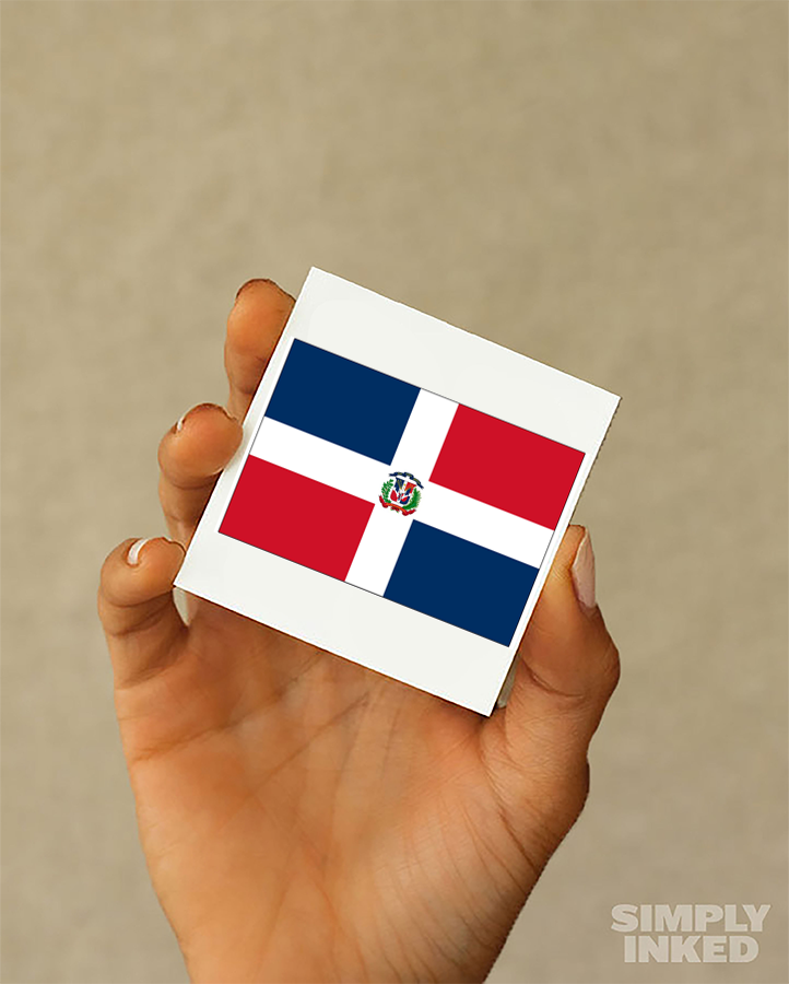 Dom Republic Flag Tattoo
