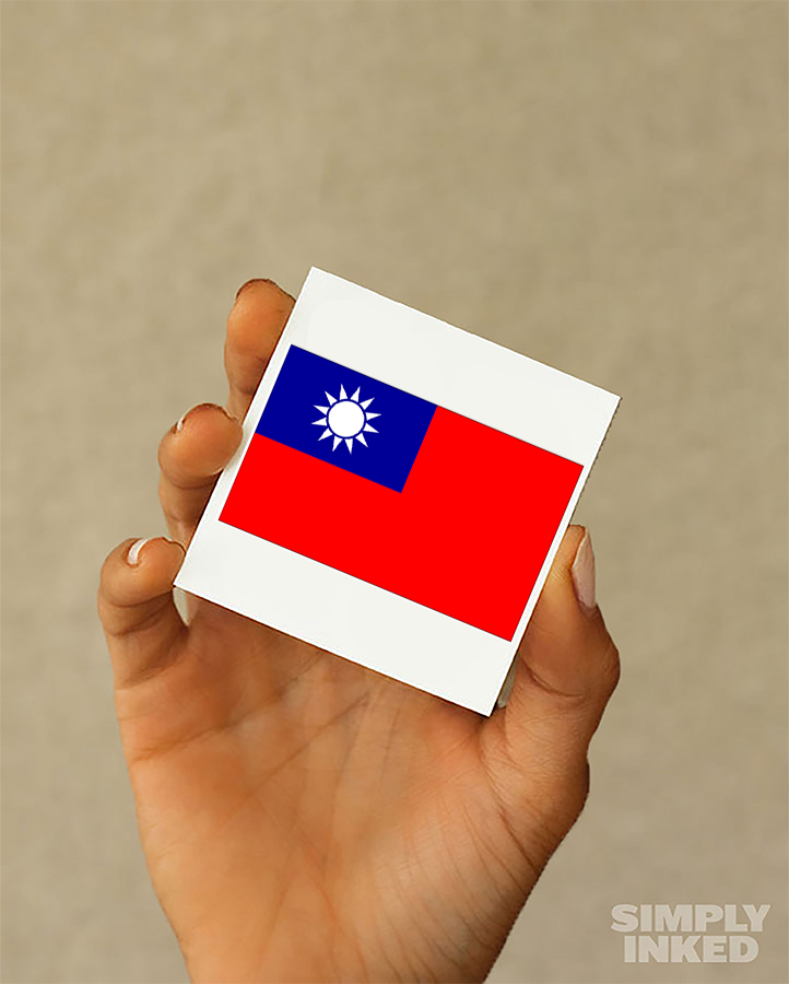 Taiwan Flag Tattoo