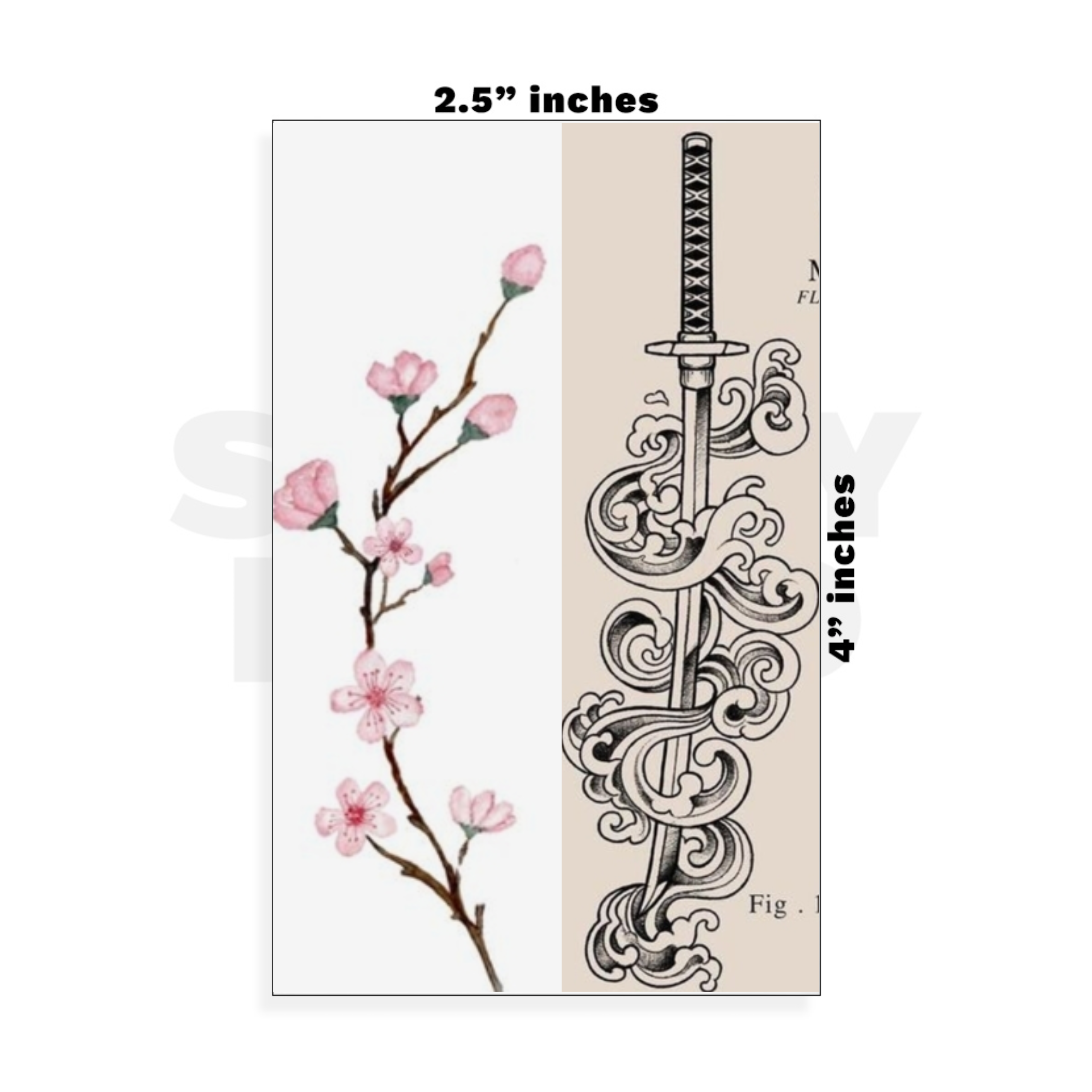 Custom Small - 2.5in x 4in