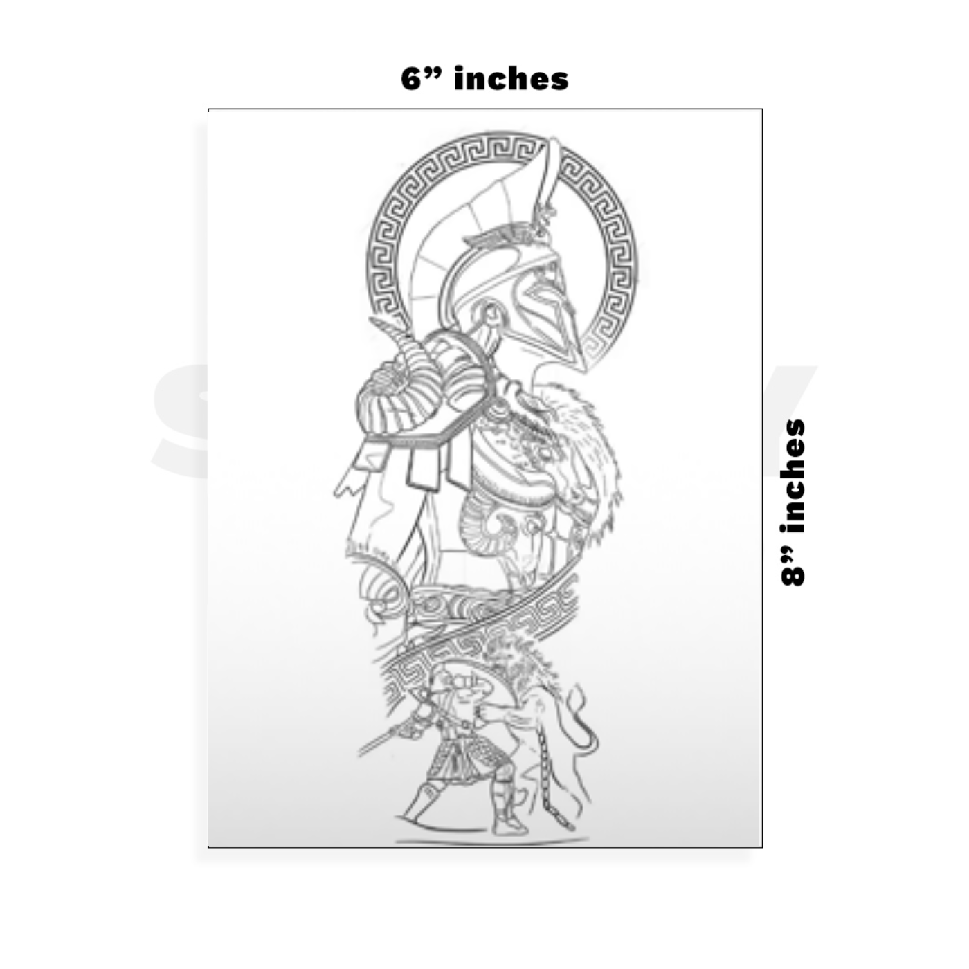 Custom Large - 6in x 8.5in