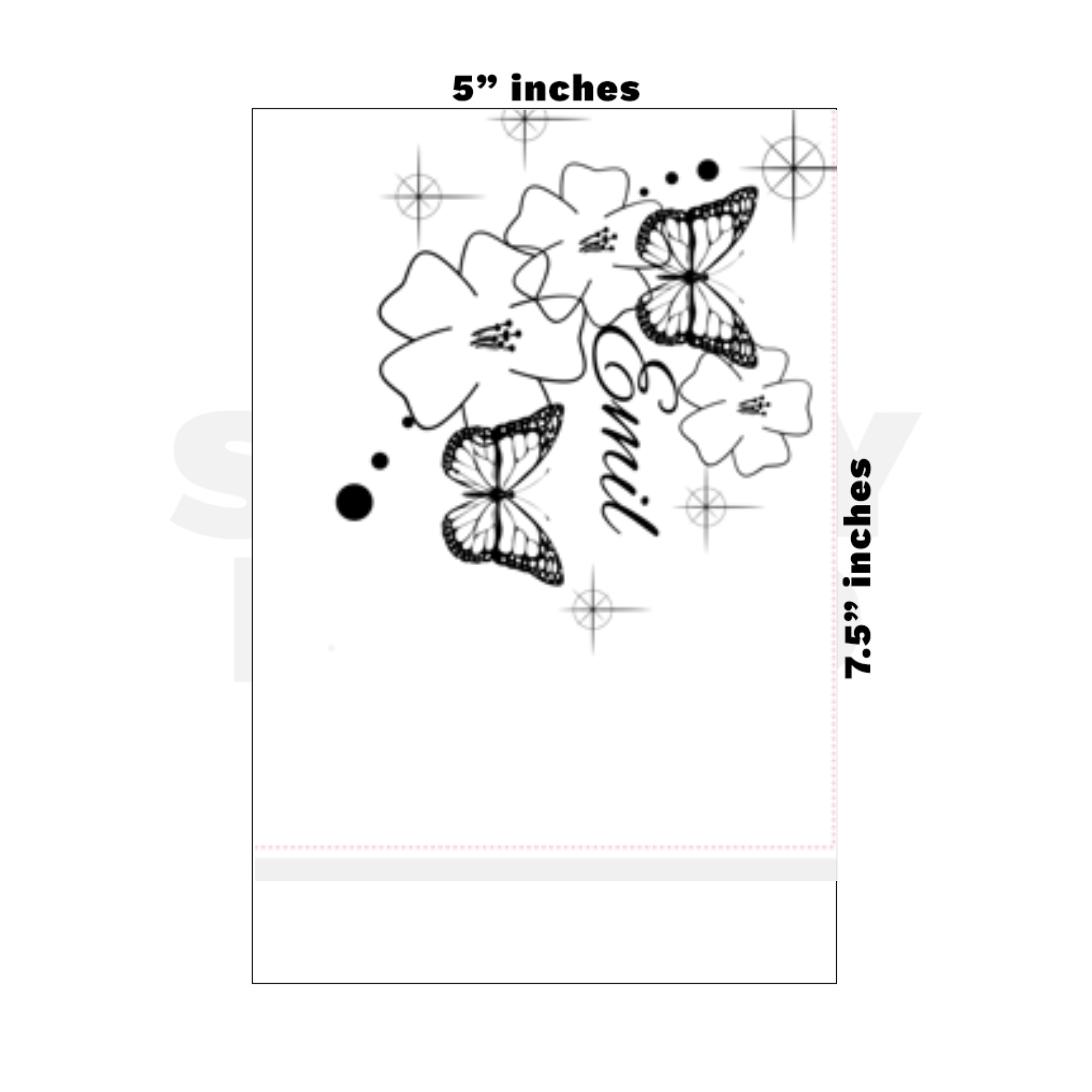 Custom Medium - 5in x 7.5in
