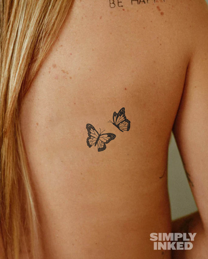 Whispering Wings Tattoo - Semi Permanent