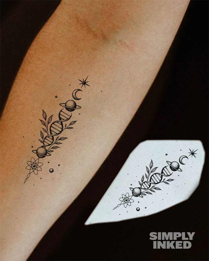 Cosmic DNA Tattoo