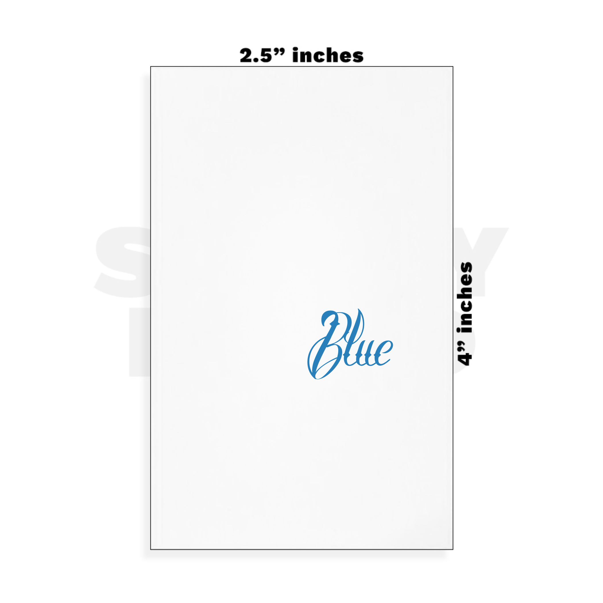 Custom Small - 2.5in x 4in