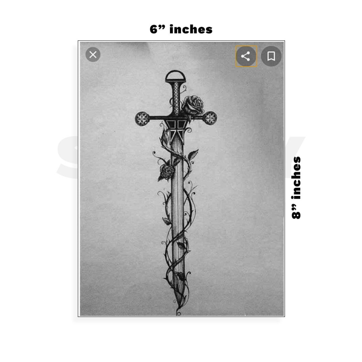 Custom Large - 6in x 8.5in