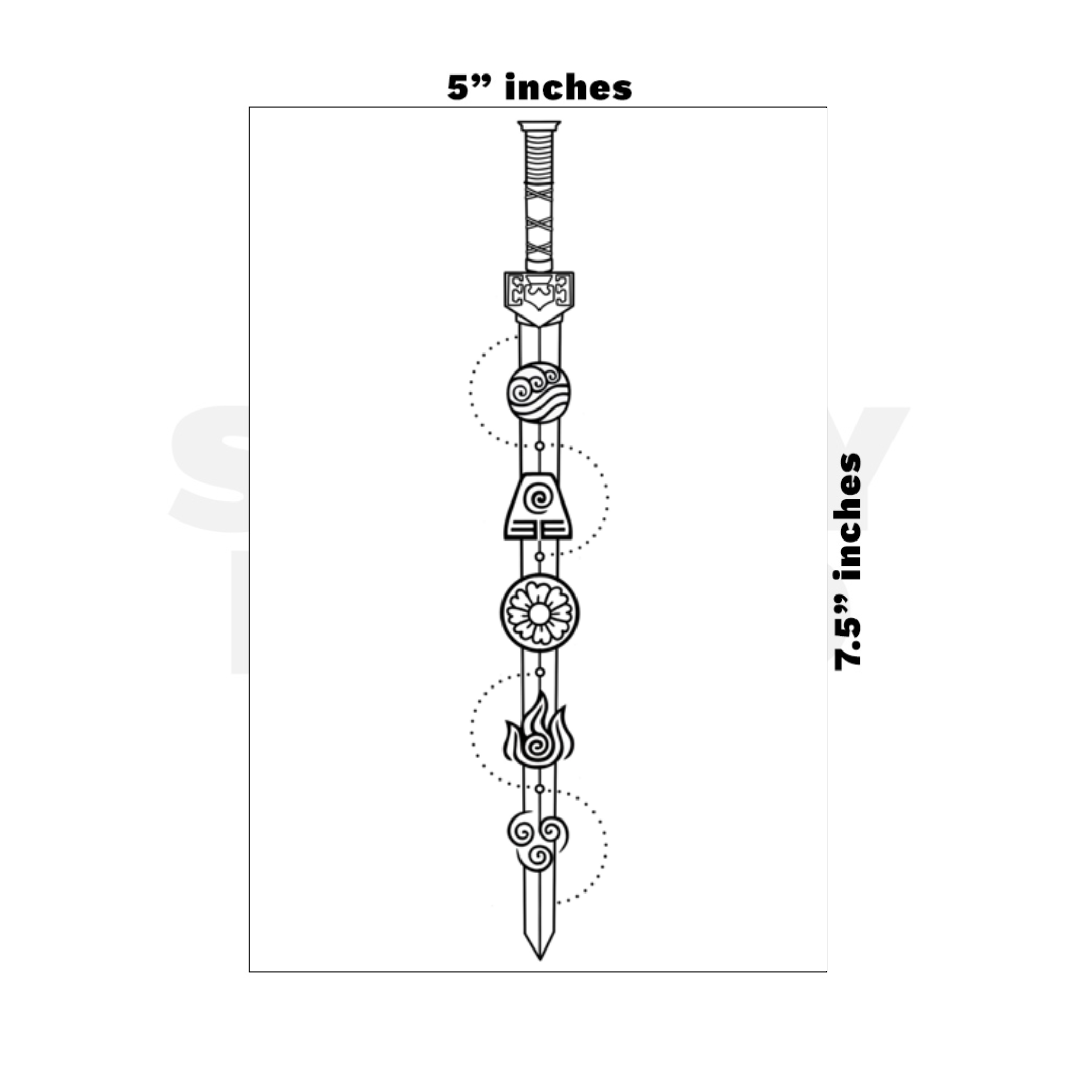 Custom Medium - 5in x 7.5in
