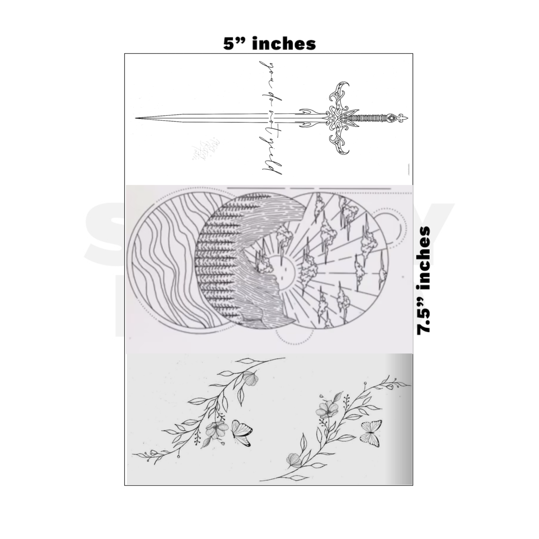 Custom Medium - 5in x 7.5in