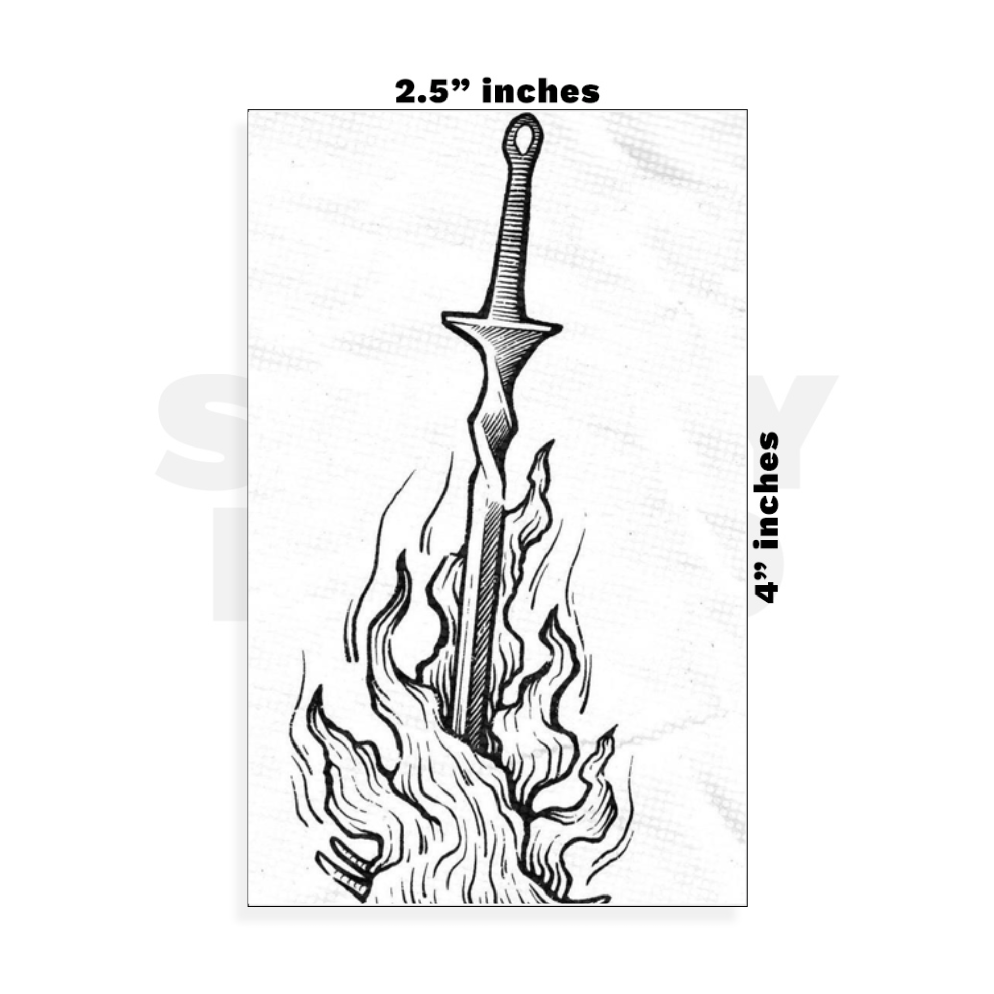 Custom Small - 2.5in x 4in
