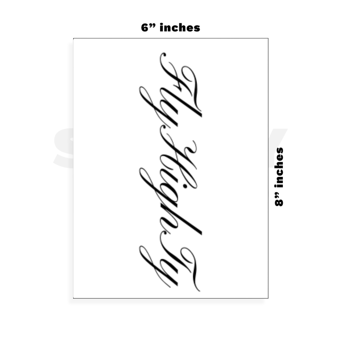 Custom Large - 6in x 8.5in