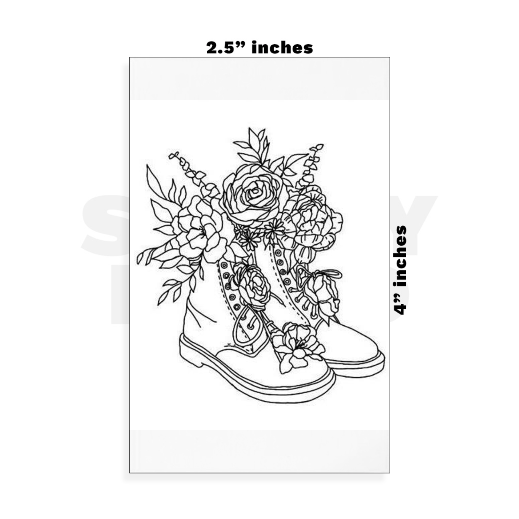 Custom Small - 2.5in x 4in