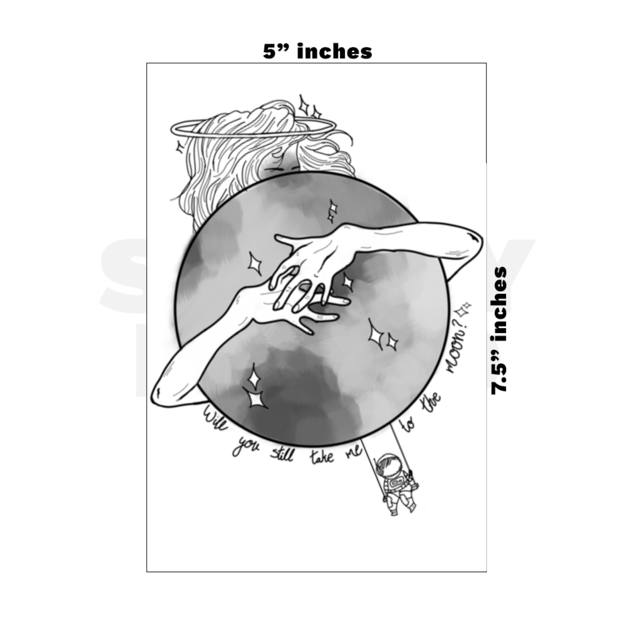 Custom Medium - 5in x 7.5in