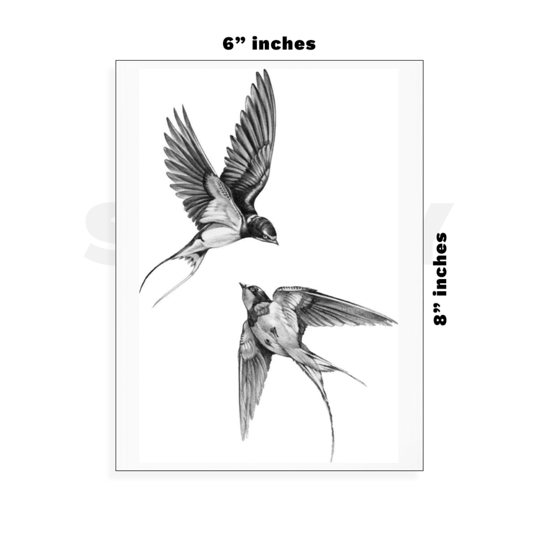 Custom Large - 6in x 8.5in