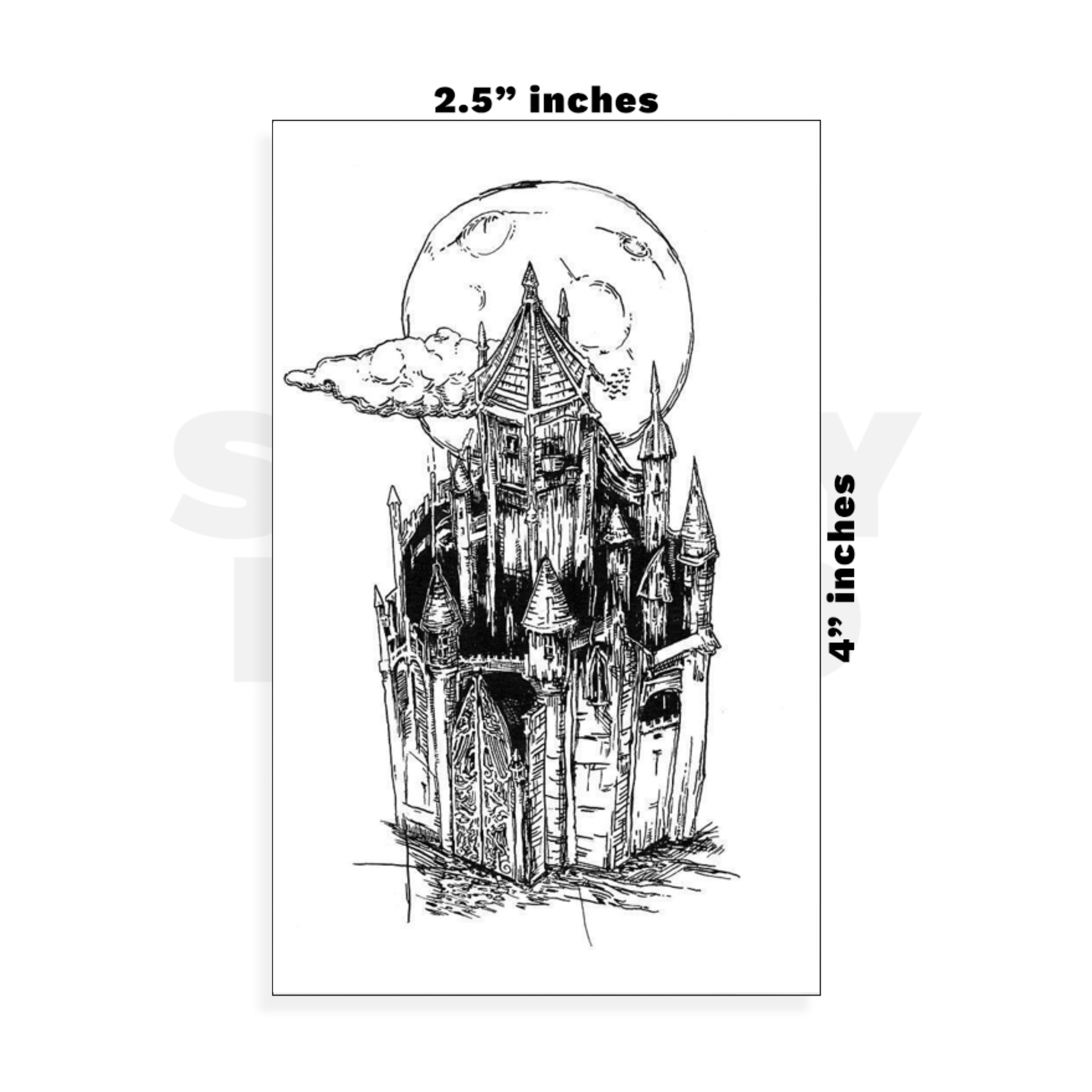 Custom Small - 2.5in x 4in