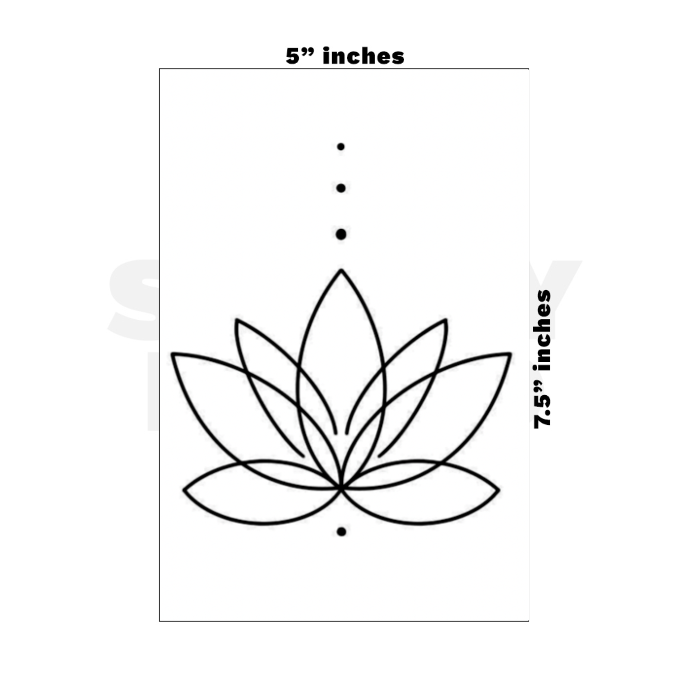 Custom Medium - 5in x 7.5in