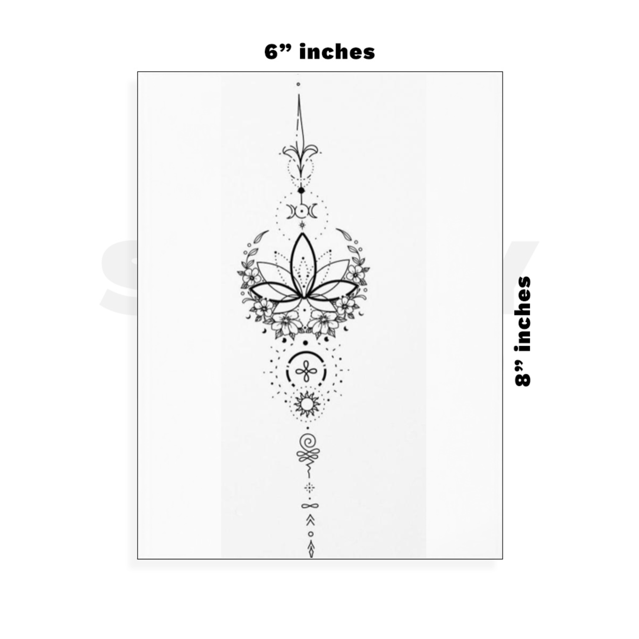 Custom Large - 6in x 8.5in