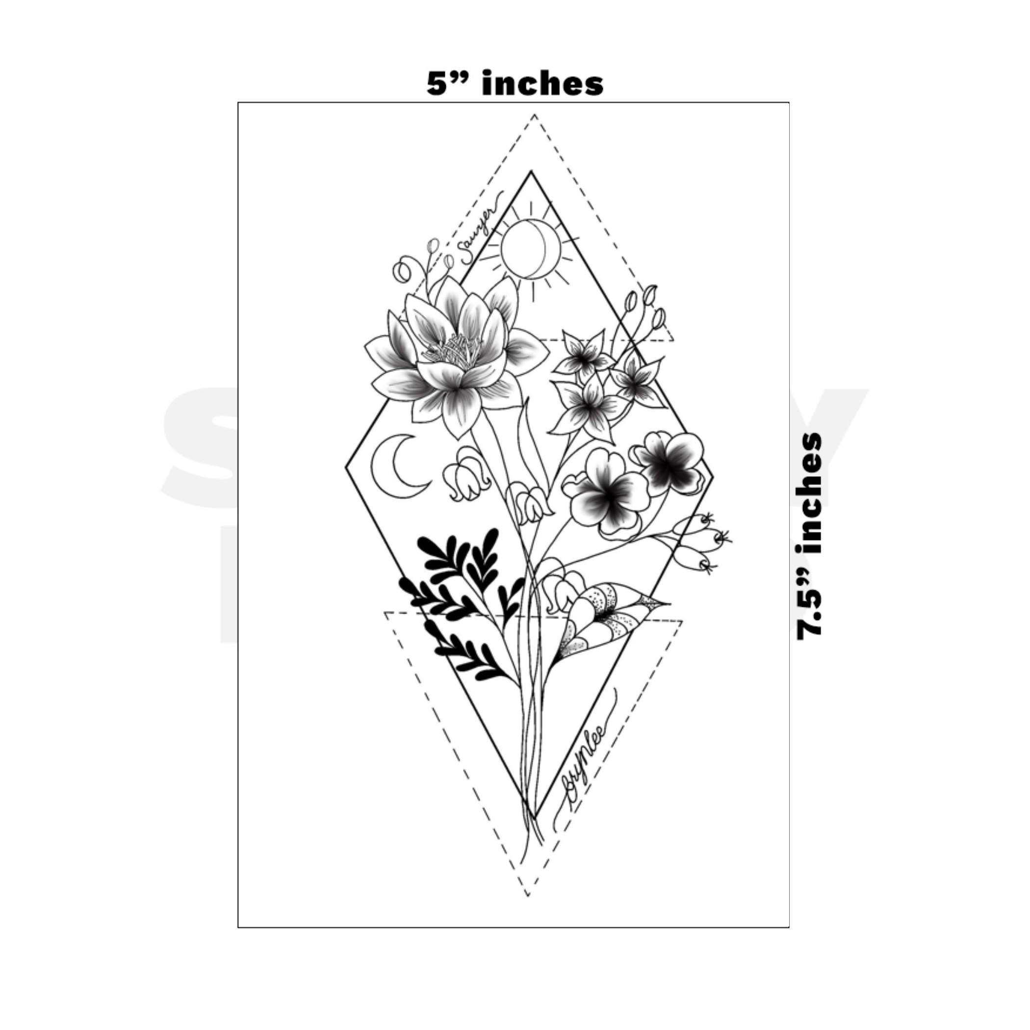 Custom Medium - 5in x 7.5in