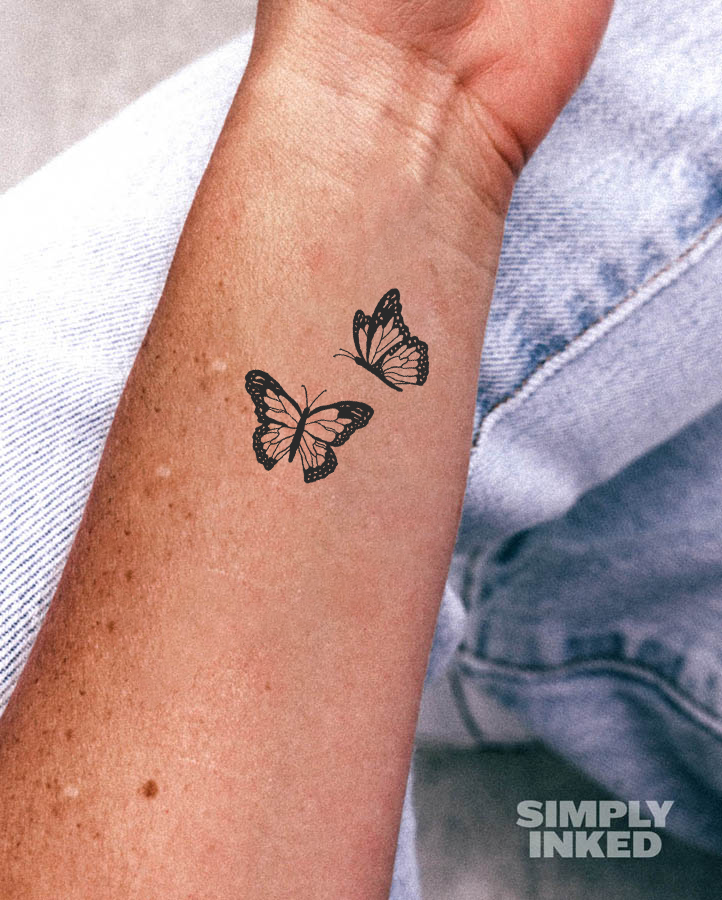 Whispering Wings Tattoo - Semi Permanent