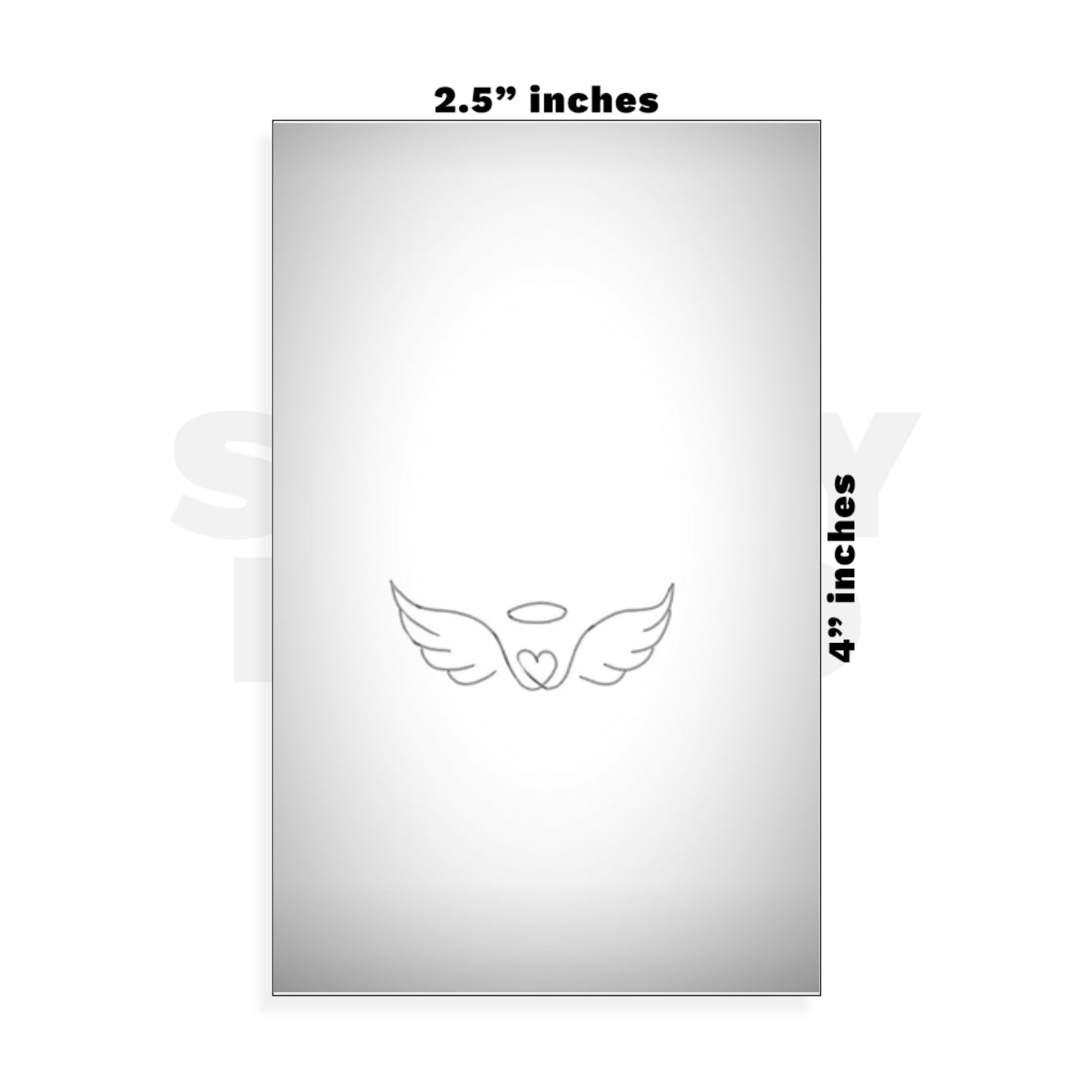 Custom Small - 2.5in x 4in