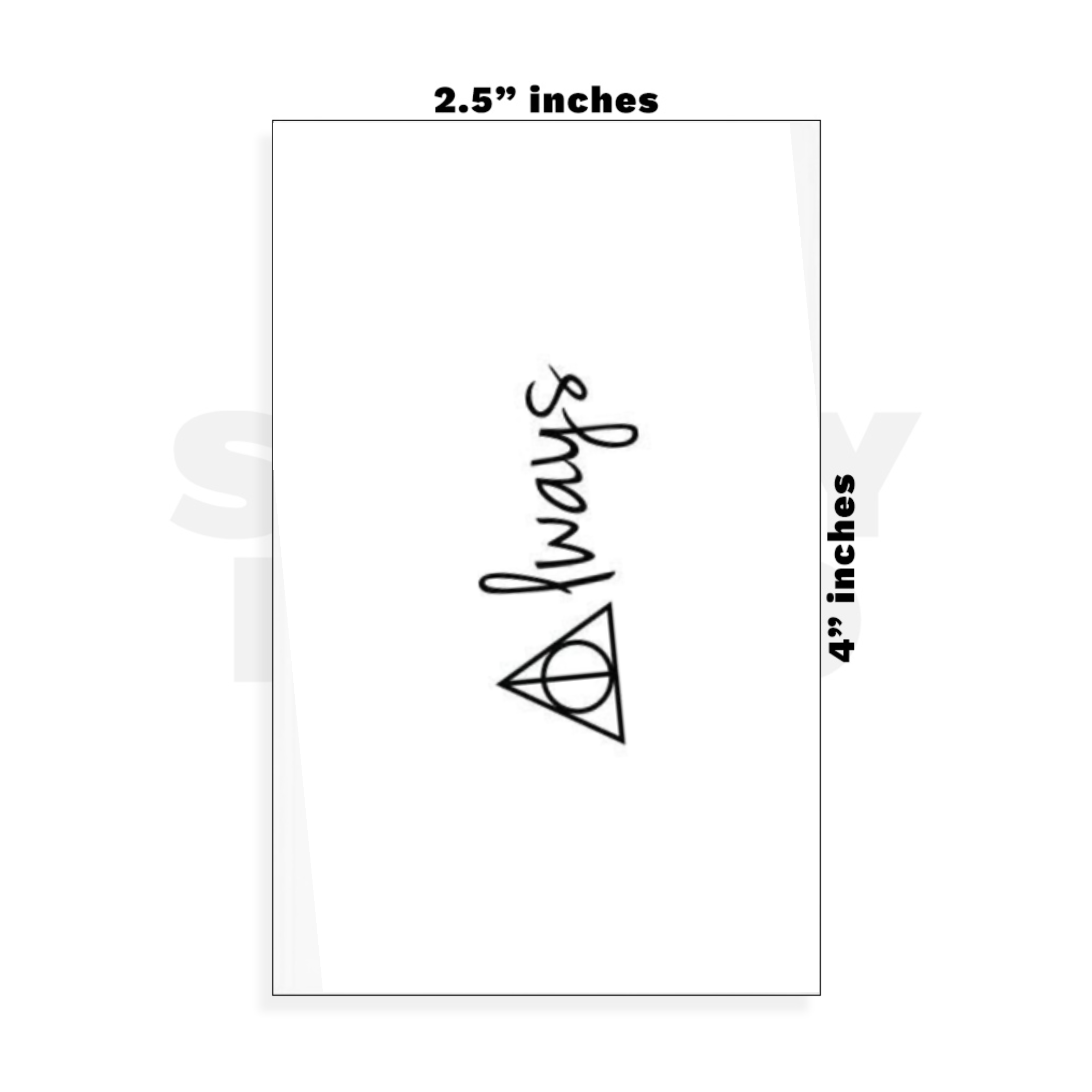 Custom Small - 2.5in x 4in