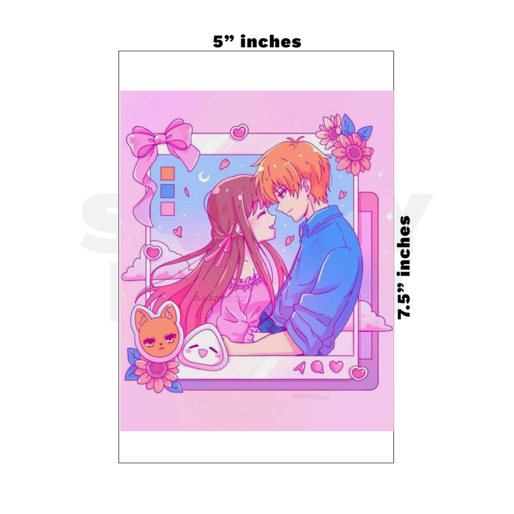 Custom Medium - 5in x 7.5in