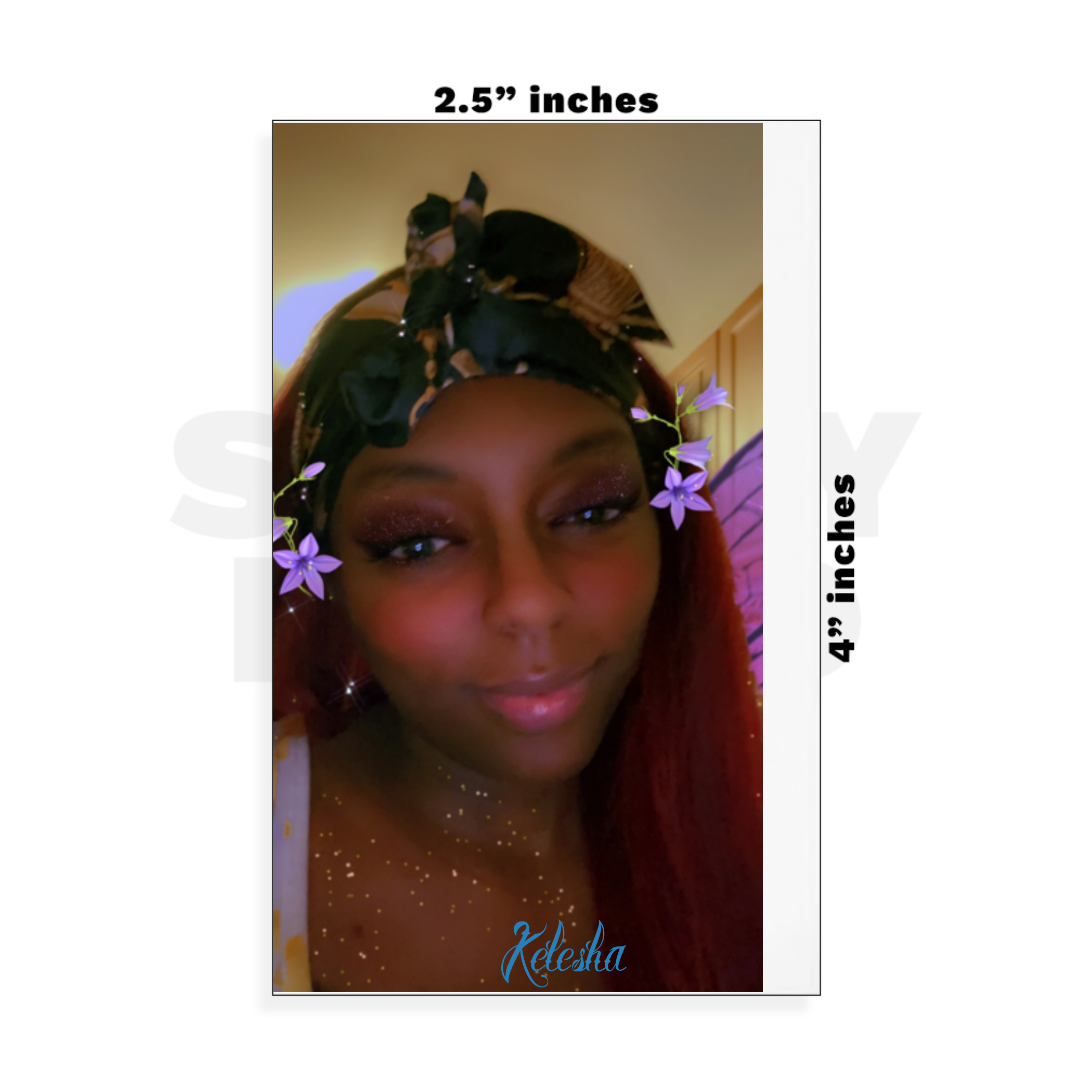 Custom Small - 2.5in x 4in