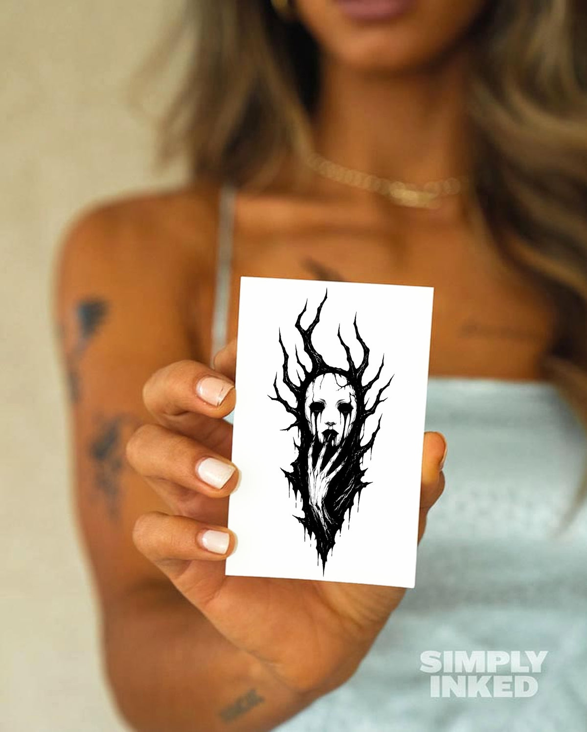 Black Tears Tattoo