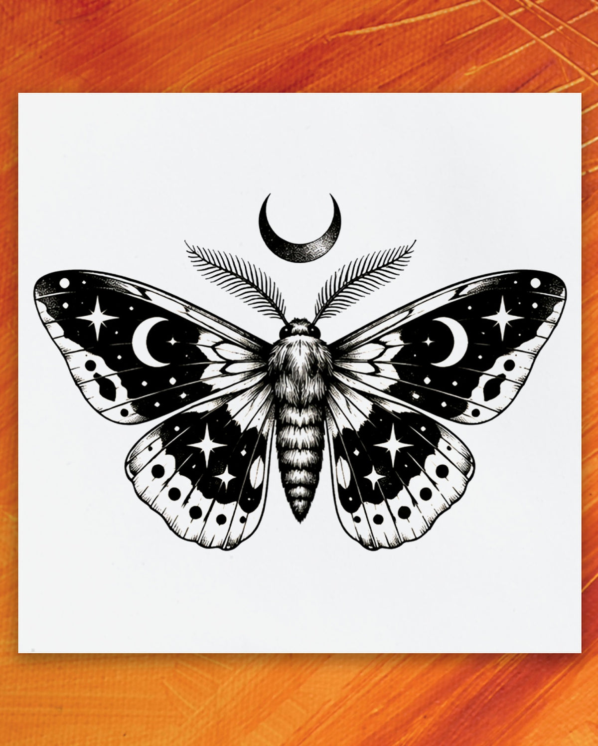 Moon Moth Tattoo