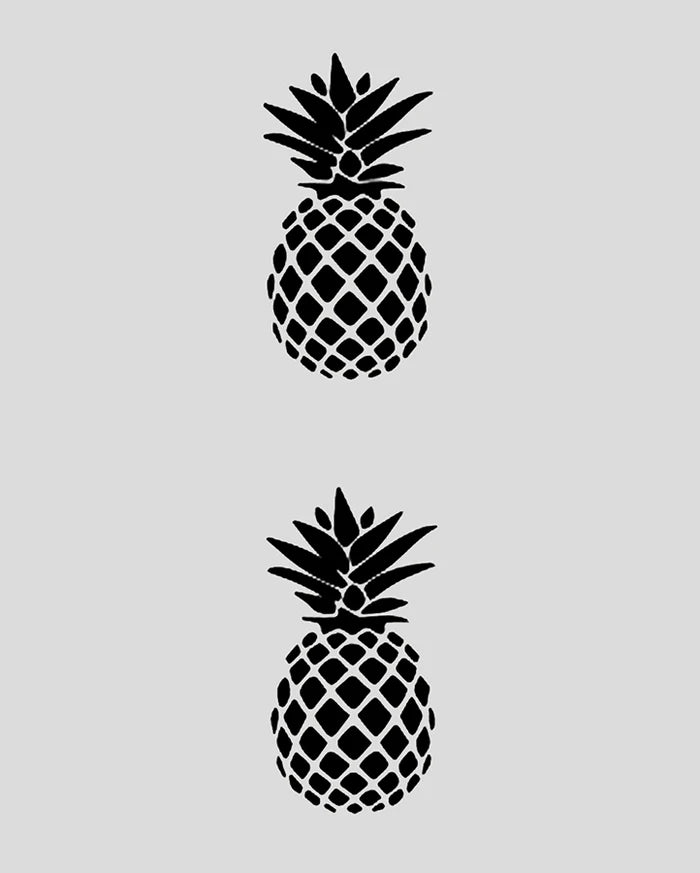 Pineapple Tattoo - Semi Permanent