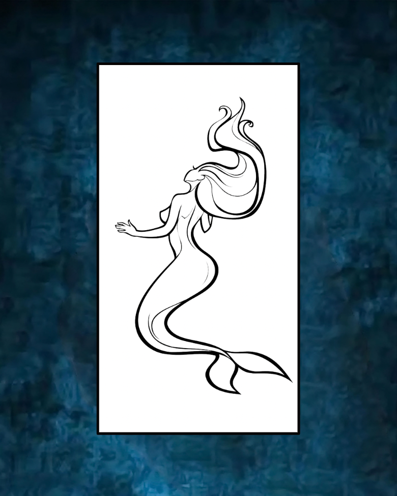 Mermaid Tattoo - Semi Permanent