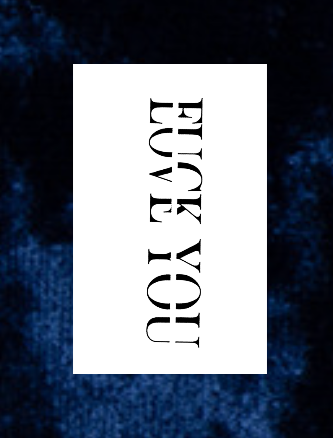 NEW F*CK YOU LOVE YOU Tattoo