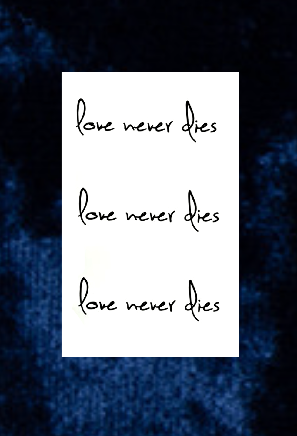 Love Never Dies Tattoo