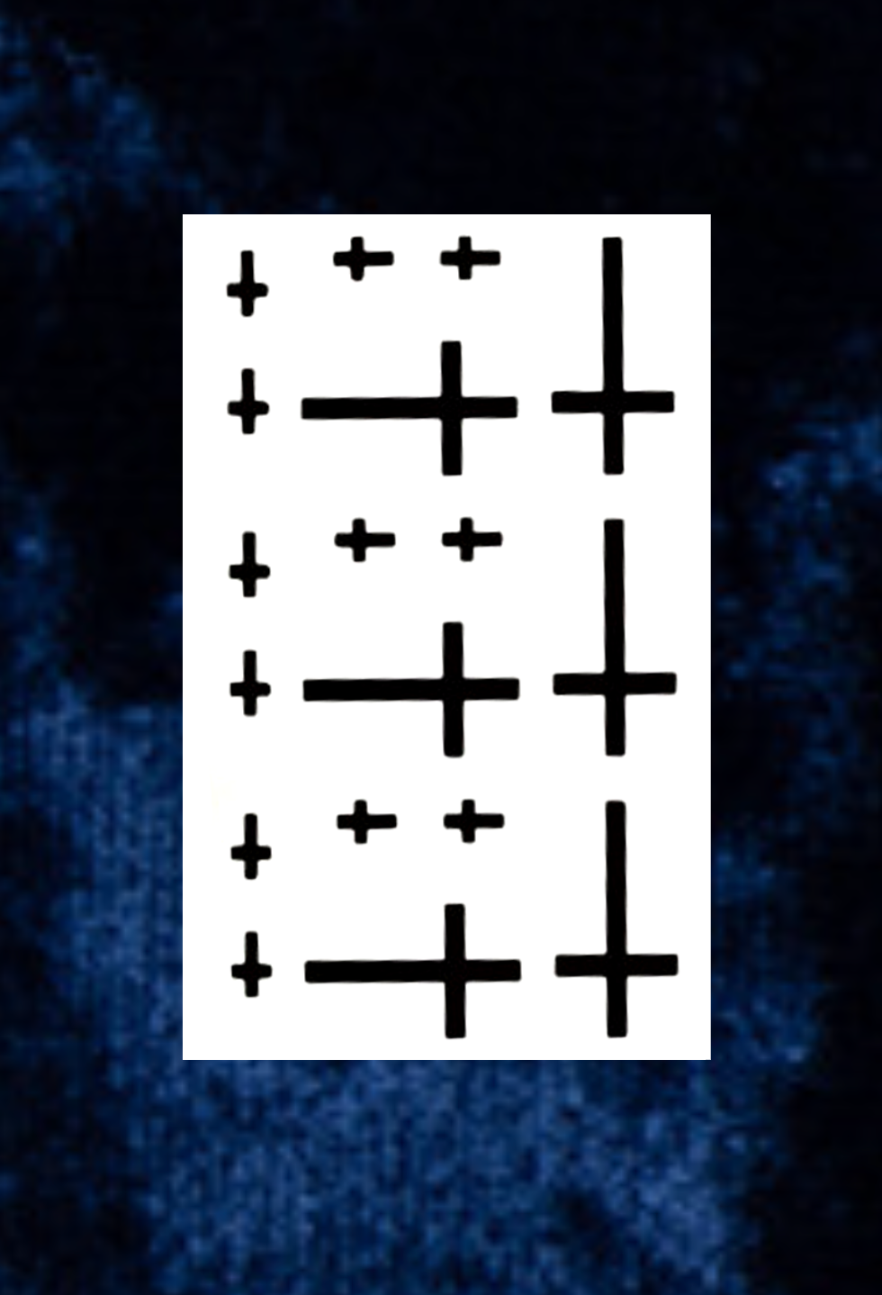 Cross Tattoo Pack - Semi Permanent