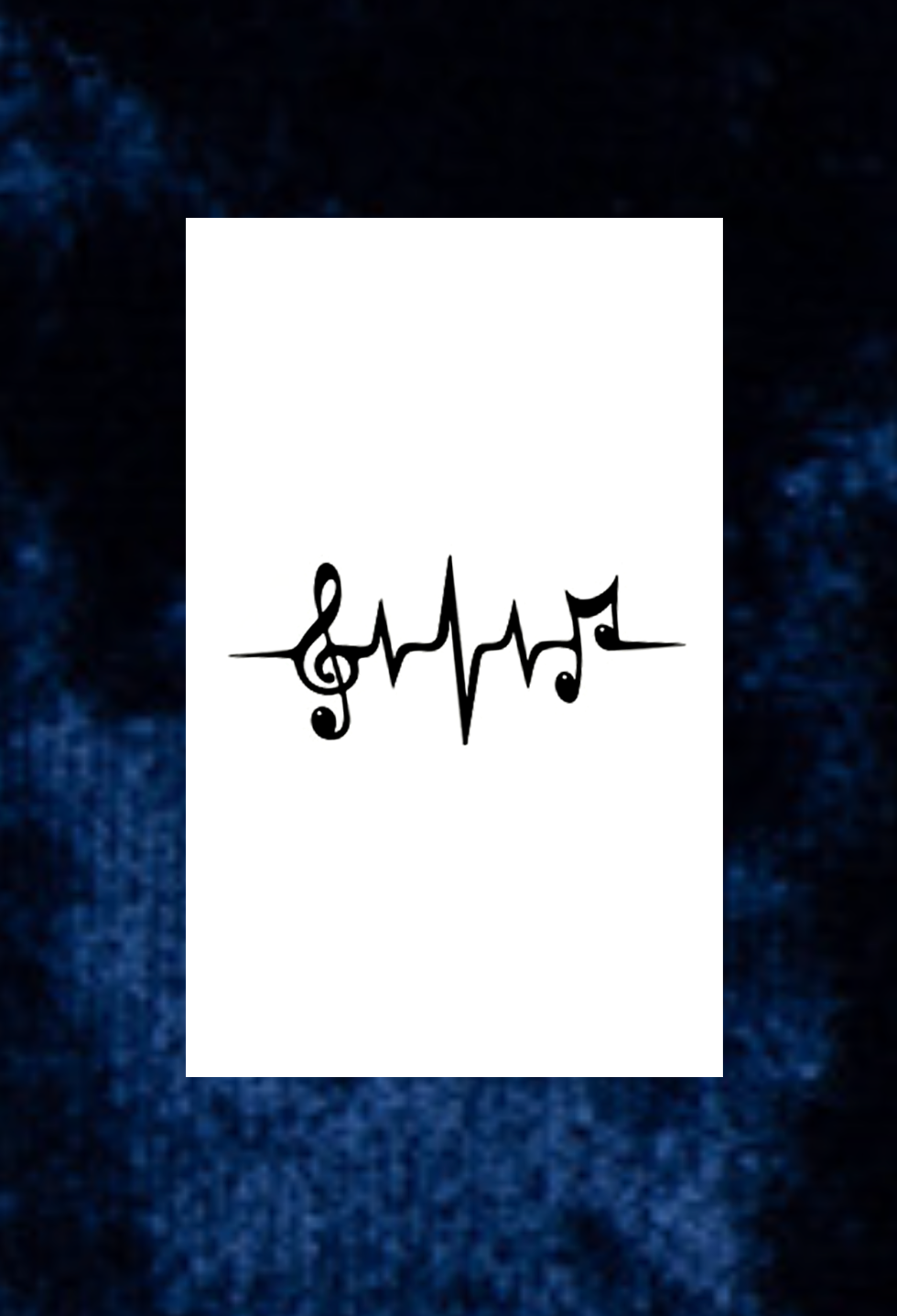 Pulse of Music Tattoo - Semi Permanent