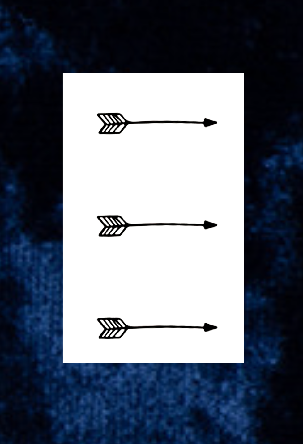 Minimal Arrow Tattoo - Semi Permanent