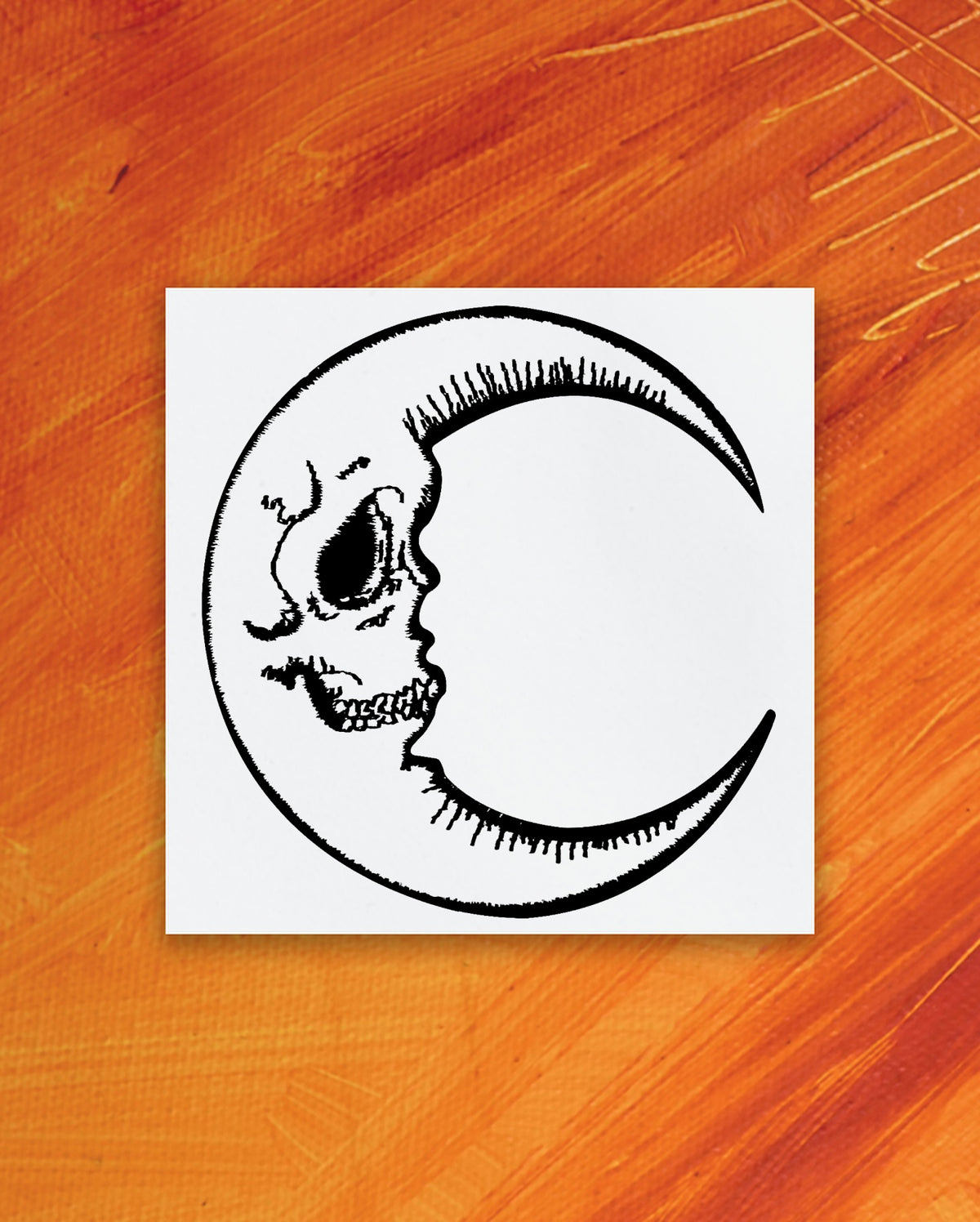 Spooky Moon Tattoo