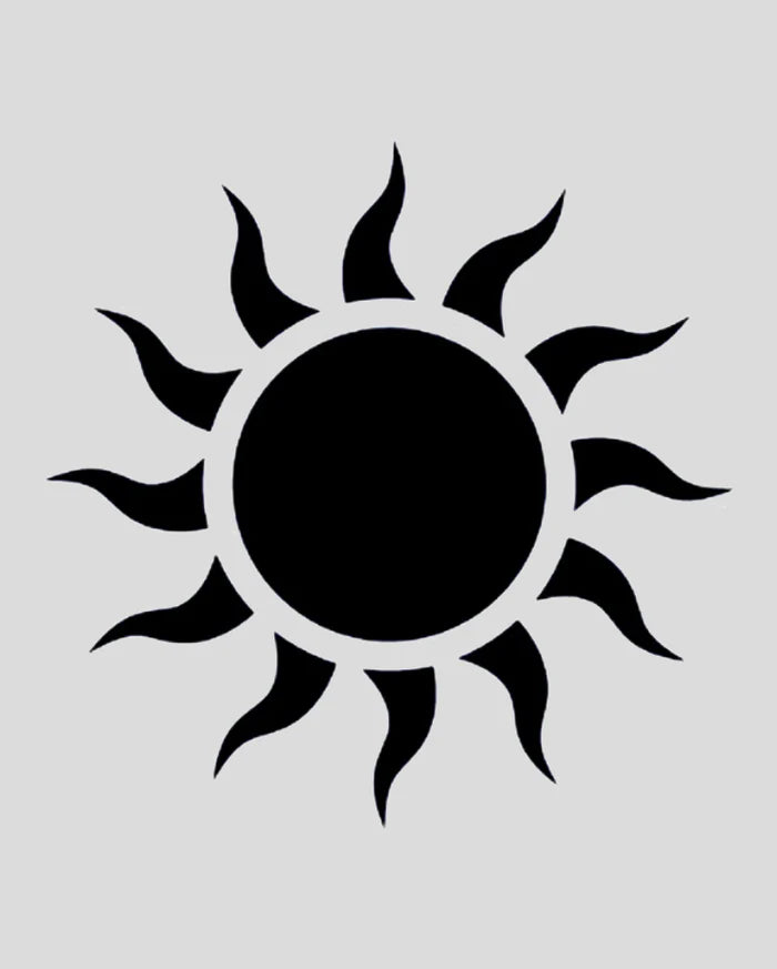 Solar Flare Tattoo - Semi Permanent
