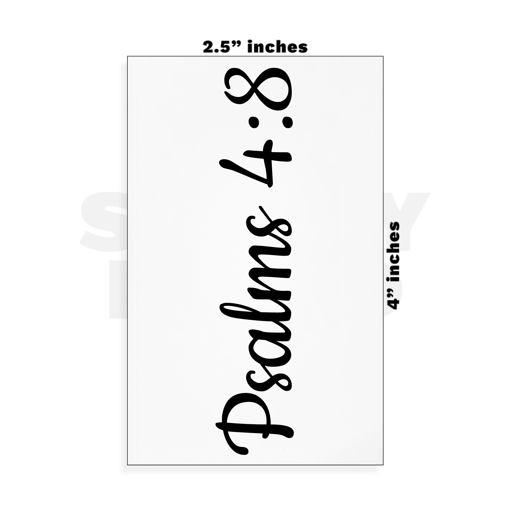Custom Small - 2.5in x 4in